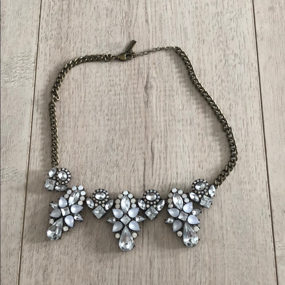 Dramatic Crystal Statement Necklace - image 1